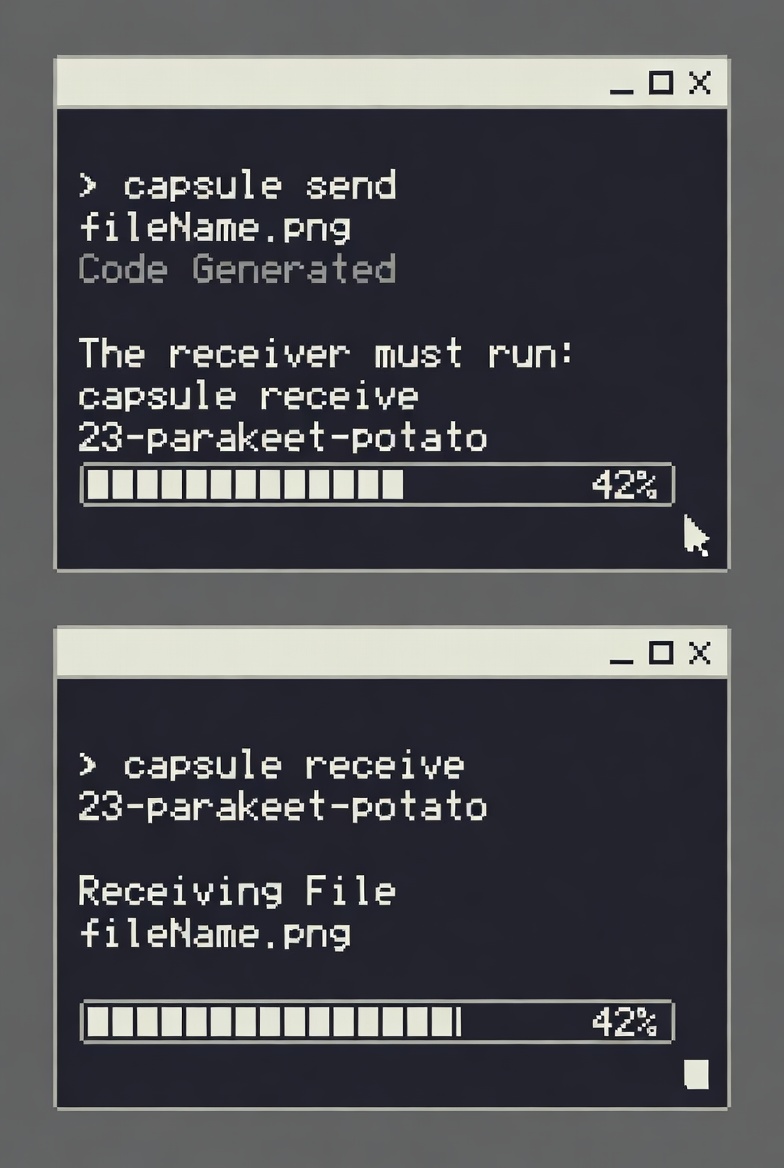 Capsule: A Go TUI for File Picking and Transfer